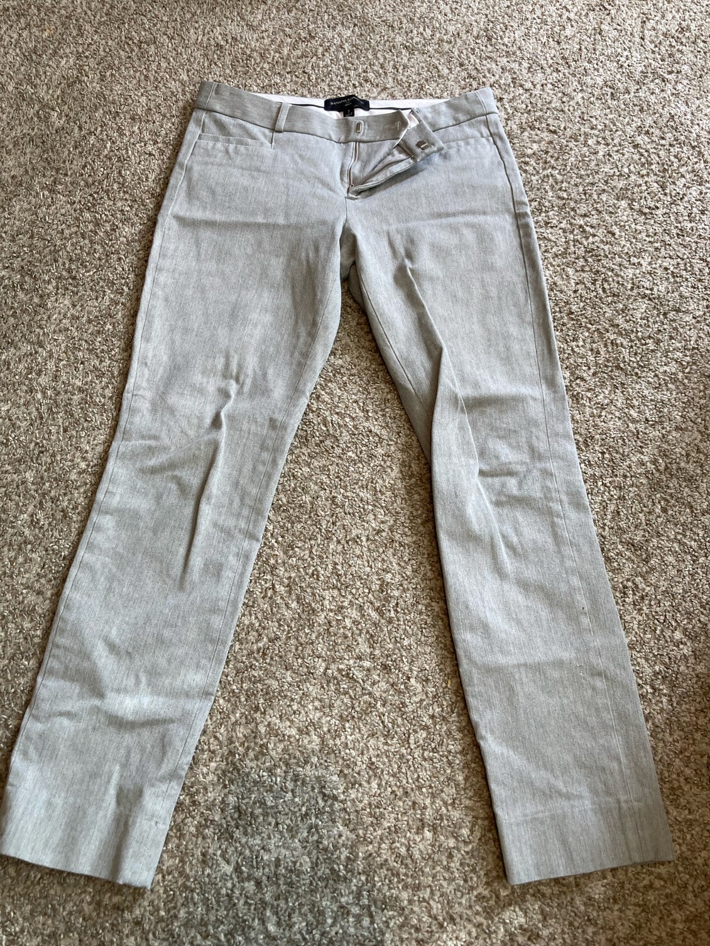 Banana Republic Light Gray Dress Pants for Women